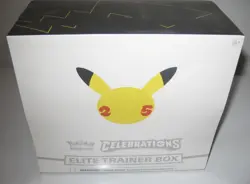 Pokemon Celebrations Elite Trainer Box ETB 25th Anniversary New Factory Sealed 820650809439 - Image 1