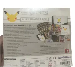Pokemon Celebrations Elite Trainer Box ETB 25th Anniversary New Factory Sealed 820650809439 - Image 2