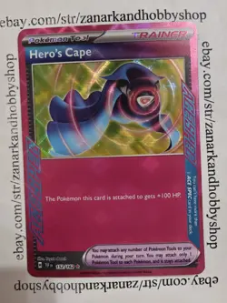 Pokemon Hero's Cape 152/162 Temporal Forces NM - Image 1