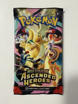 (HEAVY)🔥 22.45g Pokemon TCG Ascended Heroes Booster Pack Factory Sealed✅ - Image 2