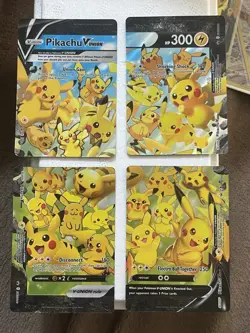 Pokemon Pikachu V-Union Complete Set Near Mint SWSH139 SWSH140 SWSH141 SWSH142 - Image 1