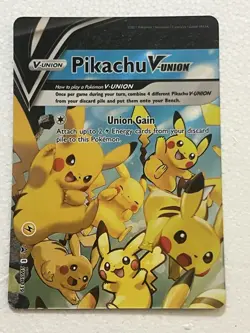 Pokemon Pikachu V-Union Complete Set Near Mint SWSH139 SWSH140 SWSH141 SWSH142 - Image 3