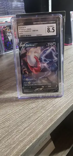 Pokemon Darkrai V TCG Astral Radiance Holo Ultra 098/189 CGC 8.5 NM-MT - Image 1