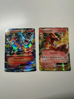 Mega Charizard EX 12/83 (MP) + Charizard EX 12/108 (NM) – Pokemon Charizard Lot - Image 3