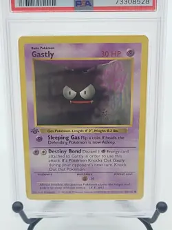 PSA 5 1999 POKEMON GASTLY 1ST EDITION SHADOWLESS - Image 2