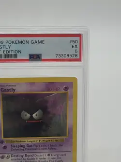PSA 5 1999 POKEMON GASTLY 1ST EDITION SHADOWLESS - Image 4
