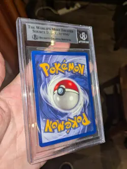 BGS 9 1st Edition Gastly (THICK STAMP) Shadowless Base Set Pokemon Card 1999 PSA - Image 2