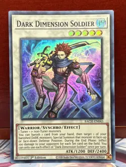 Yu-Gi-Oh! *Dharc, the Dark Charmer Gloomy* BACH-EN049~1st~SR~(+Bonus EN043~L@@K - Image 3