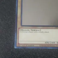 Konami Red-Eyes Black Dragon Ghost Rare 1st Edition GFP2-EN176 2022 Yu-Gi-Oh! - Image 4