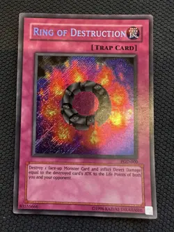 Yu-Gi-Oh Ring of Destruction PGD-000 Secret Rare Unlimited LP - Image 1