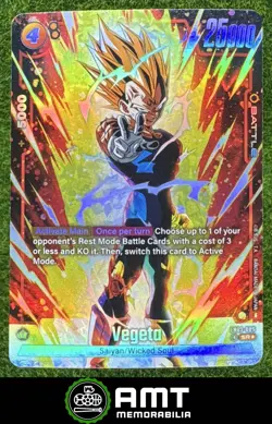 Vegeta Alternate Art Dragon Ball Super Fusion World Raging Roar FB03-089 Foil - Image 1