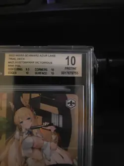 2022 WEISS SCHWARZ JPN AZUR LANE TRIAL DECK-RRR #T36 VICTORIOUS BGS 10 - Image 2