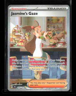 Jasmine's Gaze 245/191 Full Art SV08 Pokemon TCG Surging Sparks Ultra Rare NM - Image 1