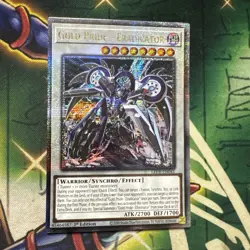 Yugioh! Gold Pride - Eradicator LEDE-EN041 Gold Secret Rare 1st Edition NM - Image 1