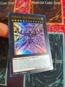 Yu-Gi-Oh! Raidraptor - Rising Rebellion Falcon PHNI-EN045 Ultra Rare 1st Ed NM - Image 2