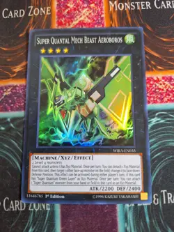 Yu-Gi-Oh! Super Quantal Mech Beast Aeroboros WIRA-EN035 Super Rare 1st Ed NM - Image 1