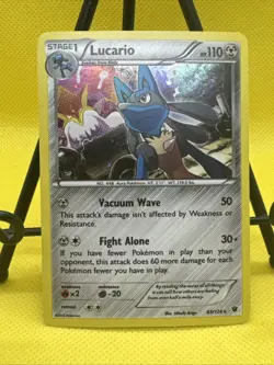 Lucario 63/124 Cosmos Holo Rare Fates Collide Pokemon TCG - NM-Sealed - Image 1