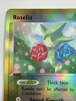 Roselia 9/97 EX Dragon Reverse Holo Rare 2003 Pokemon TCG - Image 2