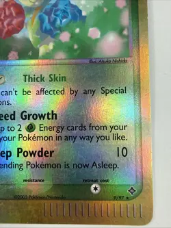Roselia 9/97 EX Dragon Reverse Holo Rare 2003 Pokemon TCG - Image 4