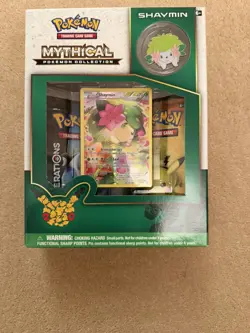 Pokemon TCG Shaymin Mythical Pokemon Collection Box New Sealed Generations 2016 - Image 1