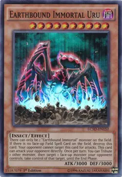 Earthbound Immortal Uru - LC5D-EN152 - Super Rare - 1st Edition - Lightly Played - Image 1