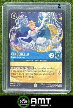Cinderella Dream Come True Disney Lorcana: Whispers in The Well 155/204 #2 - Image 1