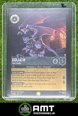 Goliath Clan Leader Legendary Disney Lorcana Whispers in The Well 173 Cold Foil - Image 1