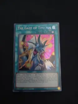 THE GAZE OF TIMAEUS MZMU-EN013 SECRET RARE 1st EDITION YUGIOH *NEW & MINT* - Image 1