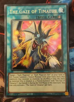 The Gaze of Timaeus - MZMU-EN013 | Secret Rare 1st Edition NM YuGiOh! - Image 1