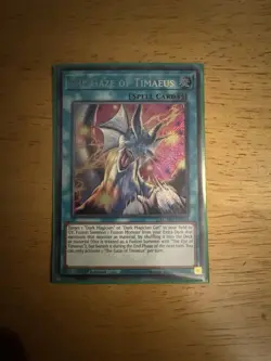 MZMU-EN013 The Gaze of Timaeus : Secret Rare 1st Edition Mint YuGiOh Card - Image 1