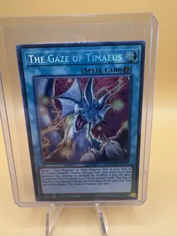 MZMU-EN013 The Gaze of Timaeus Secret Rare 1st Edition YuGiOh - Image 1