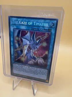 MZMU-EN013 The Gaze of Timaeus Secret Rare 1st Edition YuGiOh - Image 3