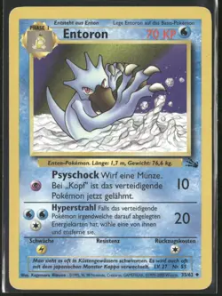 Pokemon TCG Entoron 35/62 Fossil German Golduck - Image 1