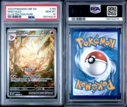 Pokemon Ninetales 199/197 SV03 Obsidian Flames Illustration Rare Holo PSA 10 - Image 3