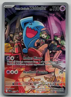 Team Rocket's Wobbuffet Promo SV: Scarlet & Violet Promo Cards 203 NM - Image 1