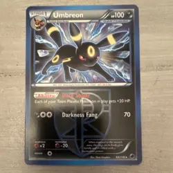 Pokemon Umbreon Plasma Freeze Rare Stage 1 100 HP Card 64/116 Regular - Image 1