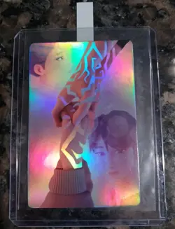 McDonald's Kpop Demon Hunter Foil Photo Card - Rumi & Jinu - Holographic RARE!! - Image 1