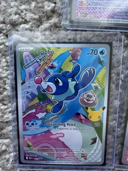 Pokemon TCG First Partner Pack Promo Cards Rowlet Litten Popplio Lot of 3 - Image 3