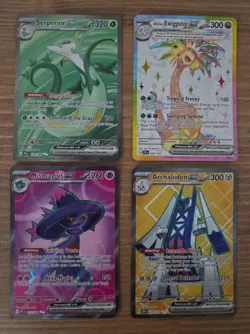 Lot of 4 Pokemon ex Full Art Ultra Rare Holo Cards - NM - Image 1