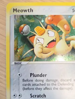 Meowth 013 Holo Rare Nintendo Black Star Promo Pokemon Ex E Series Era Card - Image 2