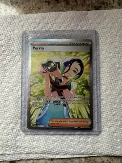 Pokemon TCG Trainer Perrin Special Illustration Card - Image 1
