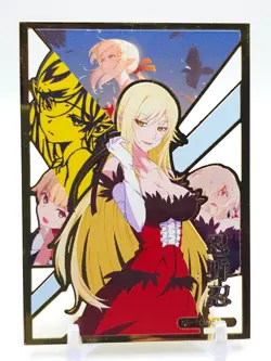 Goddess Story - Gold Metal Waifu Trading Card - Shinobu Oshino - Image 1