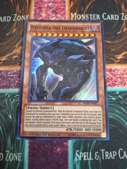 Yu-Gi-Oh! TCG Dystopia the Despondent INOV-ENSE1 Super Rare Limited Near Mint - Image 1