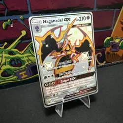 Pokemon TCG Naganadel GX SV63/SV94 Hidden Fates: Shiny Vault Holo Card NM - Image 2