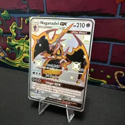 Pokemon TCG Naganadel GX SV63/SV94 Hidden Fates: Shiny Vault Holo Card NM - Image 3