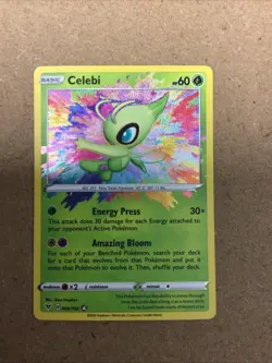 Pokemon Card Celebi 009/185 - Vivid Voltage 2020 Holo Rare - NM - Image 1