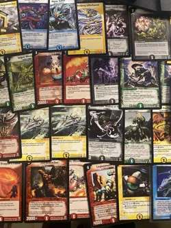 Duel Masters TCG DM01-DM07 Lot Of ~120 Cards + Holos Ladia Bale/ Trenchdive - Image 3
