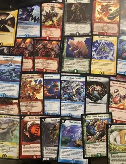 Duel Masters TCG DM01-DM07 Lot Of ~120 Cards + Holos Ladia Bale/ Trenchdive - Image 5