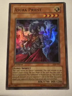 Asura Priest LOD-071 Legacy of Darkness 1st Edition- Super Rare- Yu-Gi-Oh TCG - Image 1