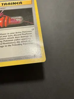 PlusPower Trainer Card 84/102 1st Edition Pokemon TCG Original Base Set - MP - Image 2